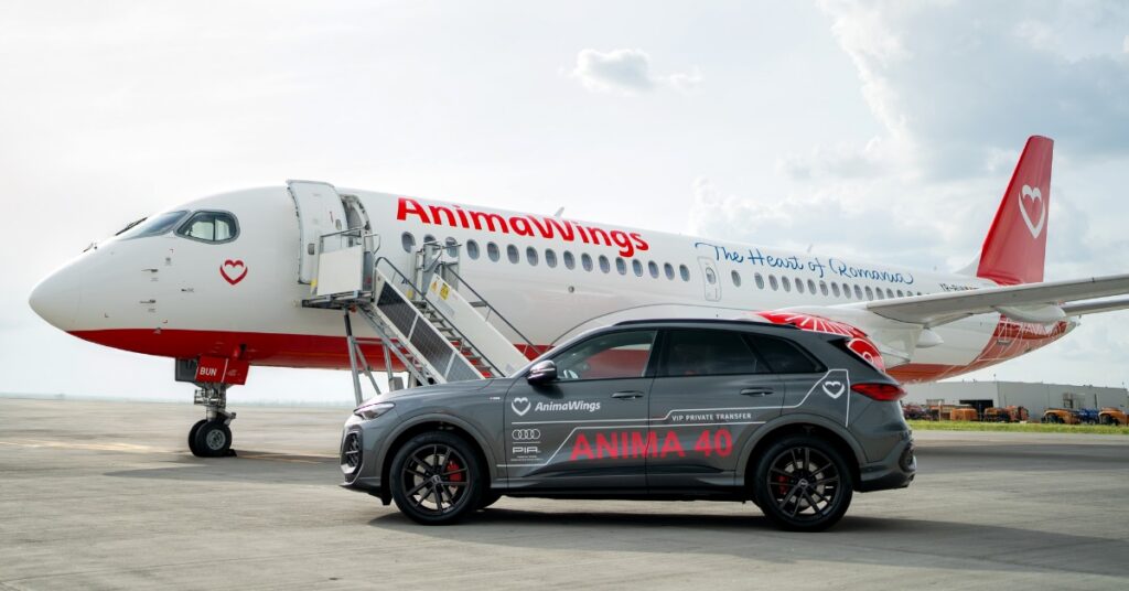 AnimaWings adaugă transfer cu Audi pentru pasagerii Business Class. Serviciul premium pornește din iunie